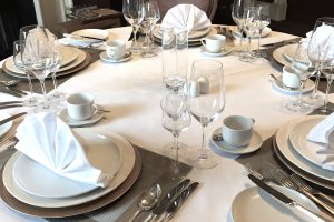 Silver Service Table