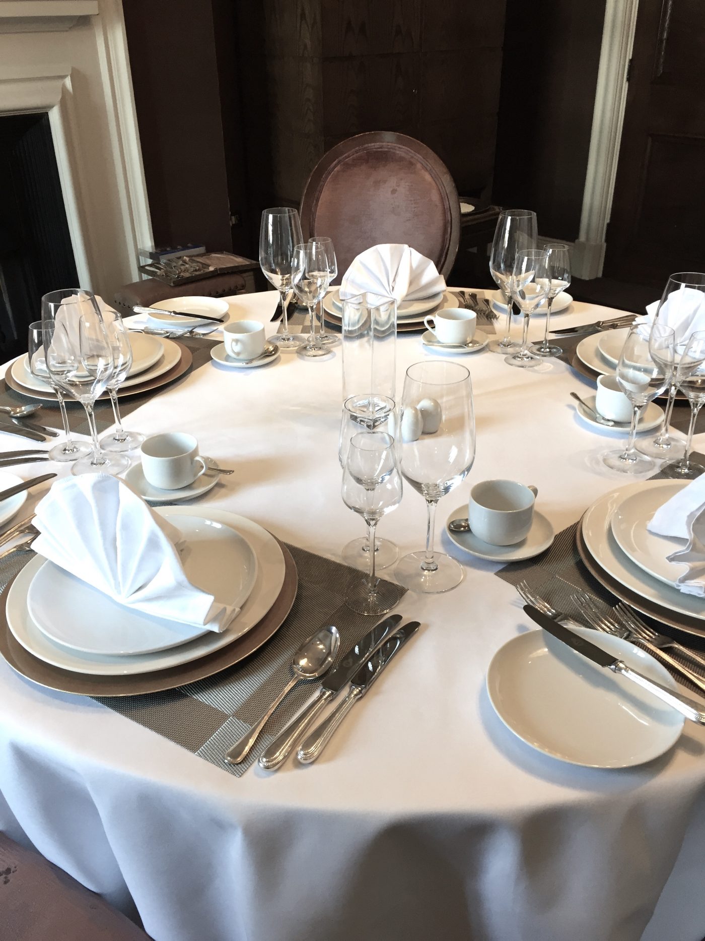 Silver Service Table