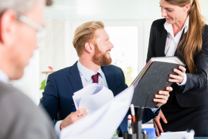 handing over documents