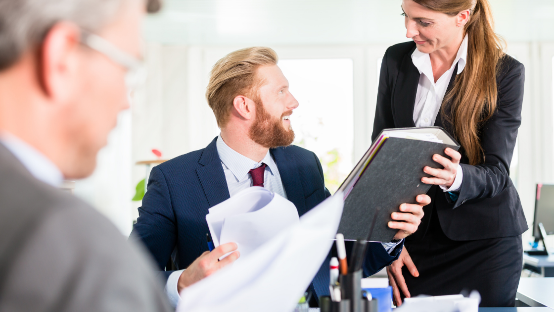 handing over documents